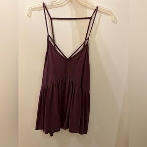 American Eagle maroon cool tank top size small
